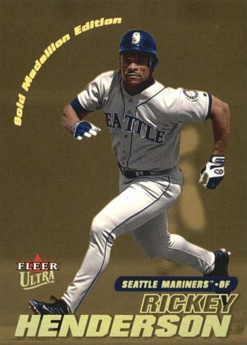 2001 Rickey Henderson [Gold Medallion] #168