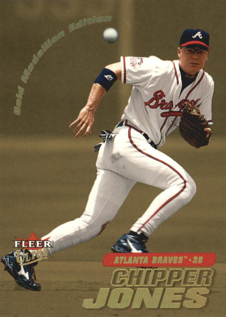 2001 Chipper Jones [Gold Medallion] #96