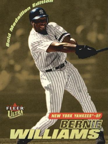 2001 Bernie Williams [Gold Medallion] #216
