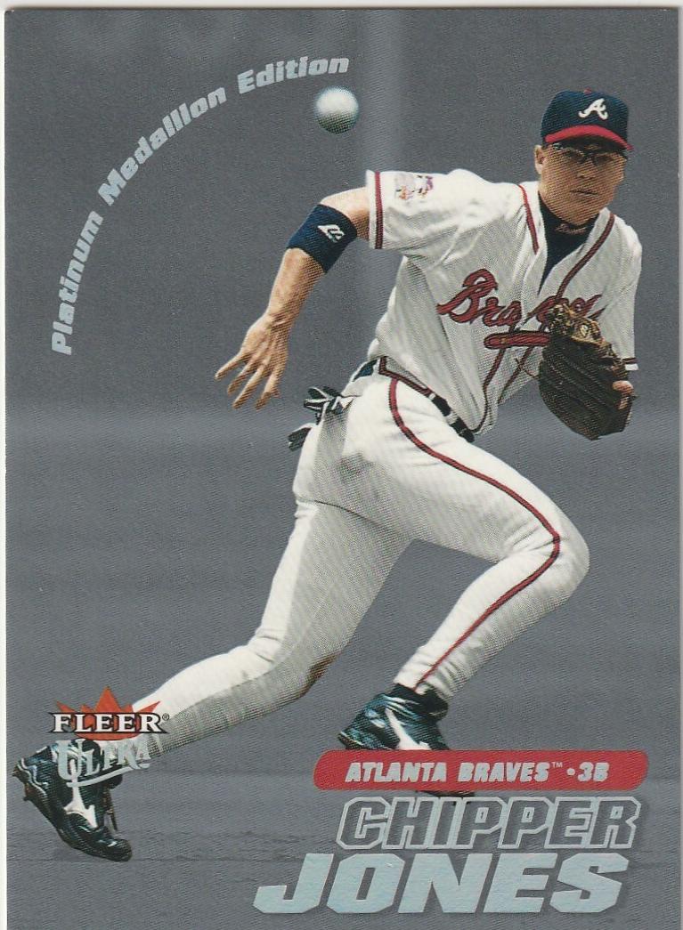 2001 Chipper Jones [Platinum Medallion] #96