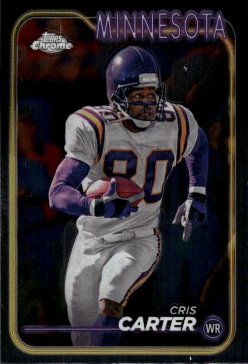 Cris Carter 2024 Topps Chrome Football card
