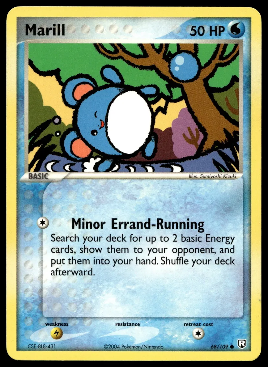 Marill 2004 Pokemon EX Team Rocket Returns