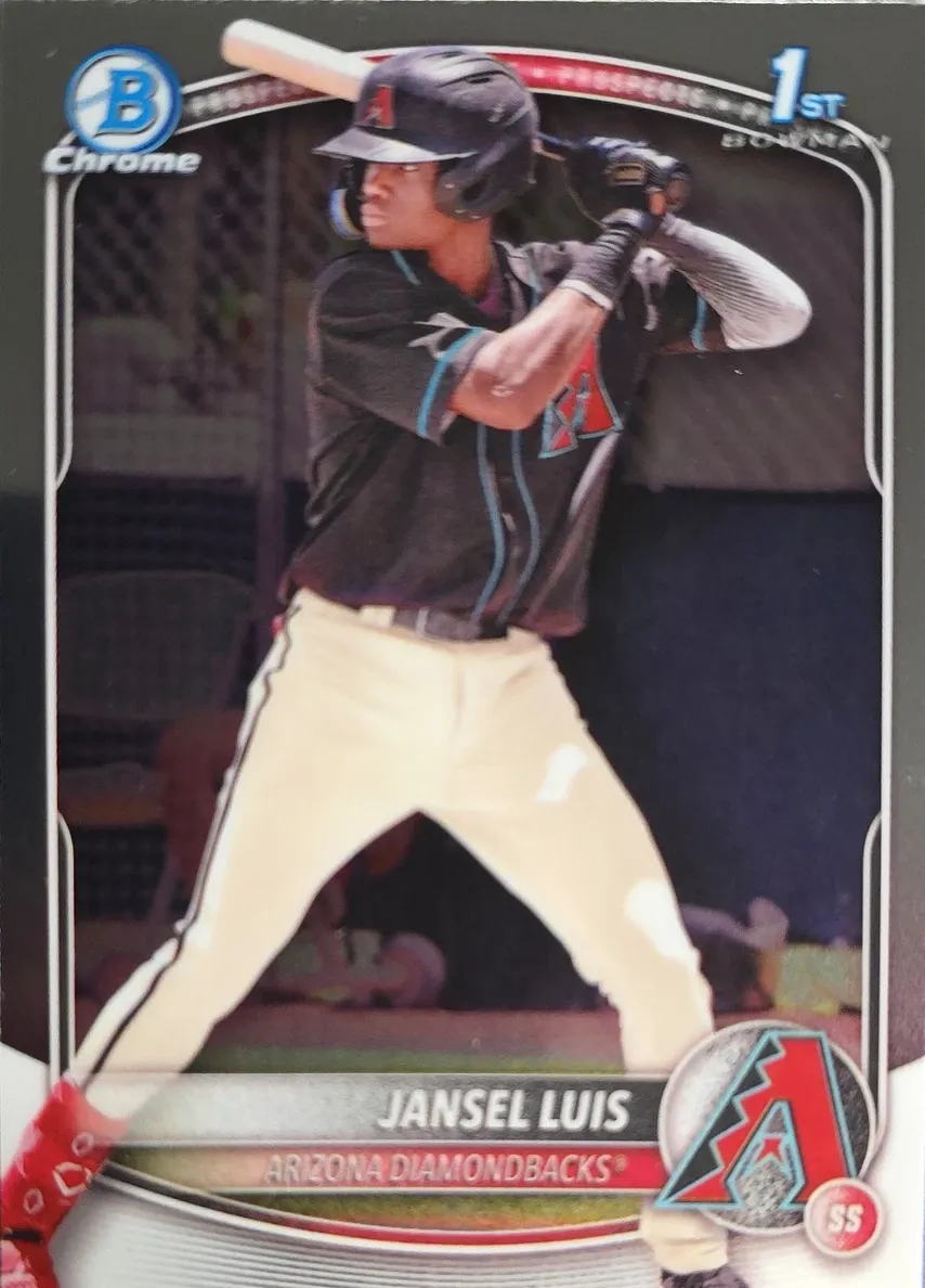Jansel Luis 2025 Bowman Chrome Prospects card
