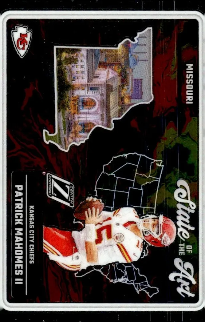 2024 Panini Mosaic Stained Glass Patrick Mahomes II #1 card