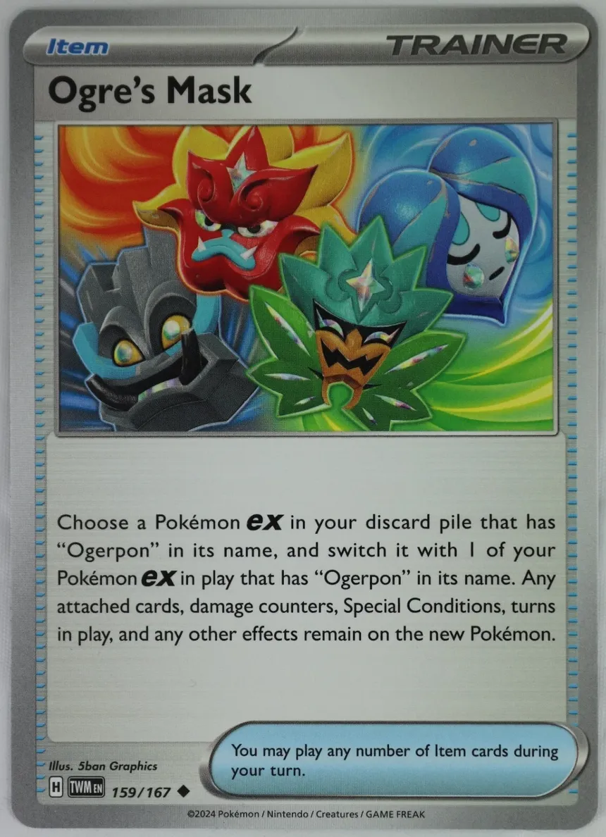 Ogre's Mask 2024 Pokemon Scarlet & Violet Twilight Masquerade