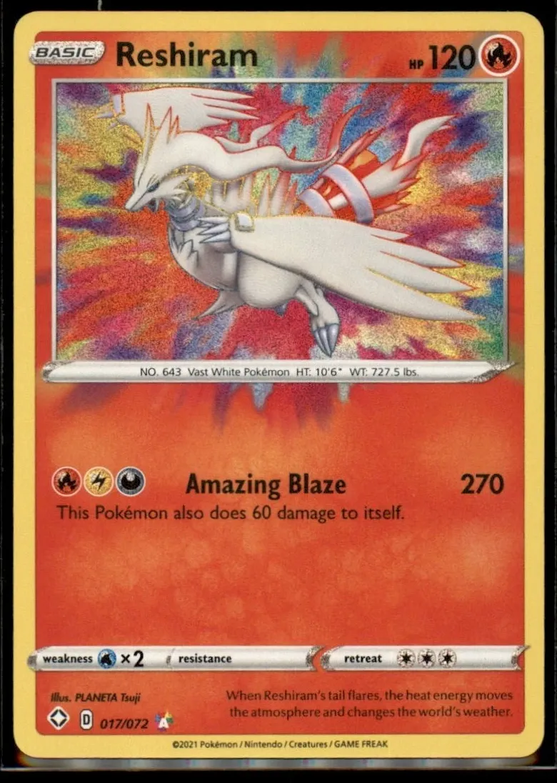 Reshiram 2021 Pokemon Shining Fates