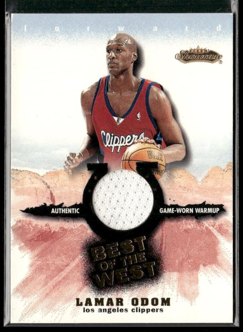 2001 Fleer Showcase Lamar Odom #NNO card