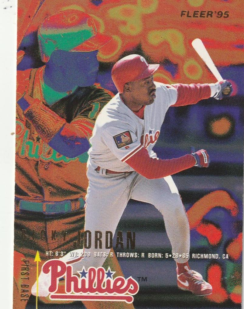 1995 Fleer Ricky Jordan #397 card