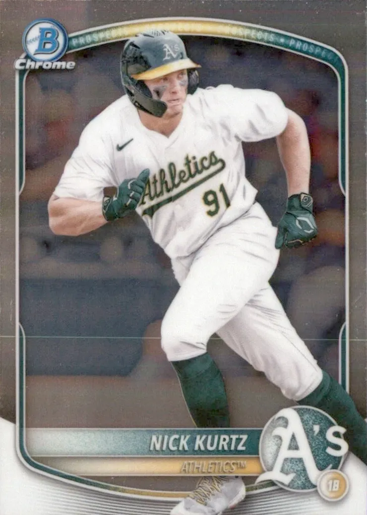 Nick Kurtz 2025 Bowman Chrome Prospects card