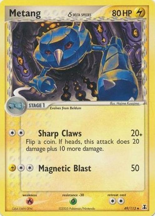 Metang 2005 Pokemon EX Delta Species