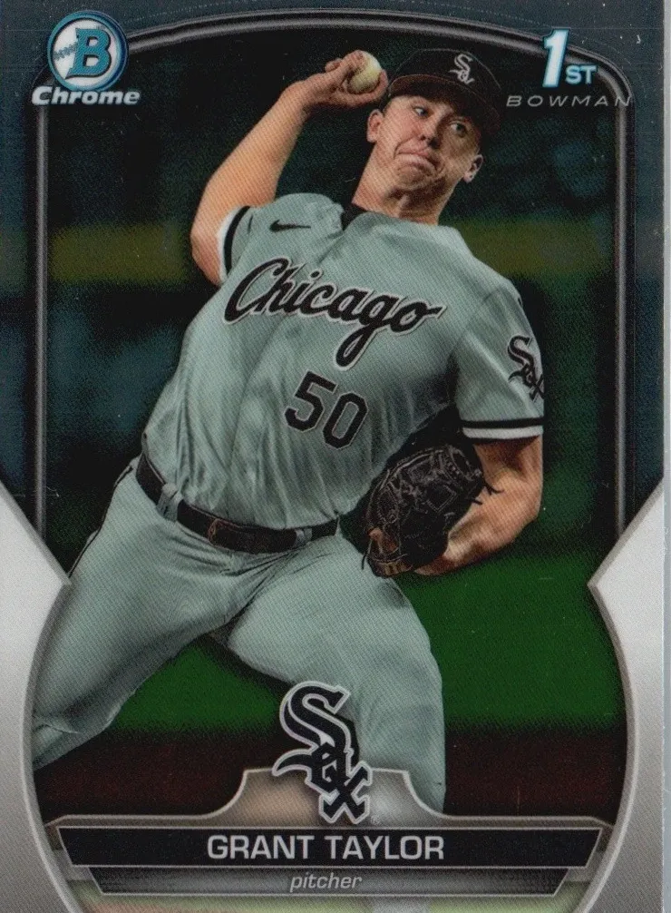 Grant Taylor 2023 Bowman Draft Chrome card