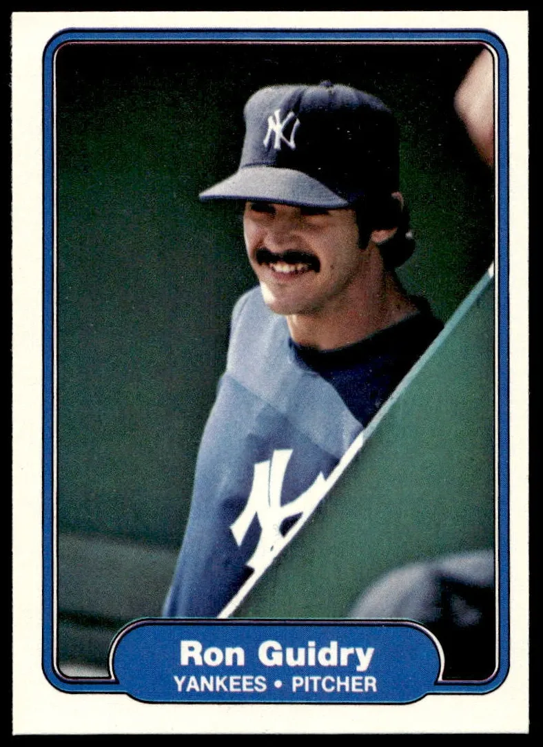 1982 Fleer Ron Guidry #38 card