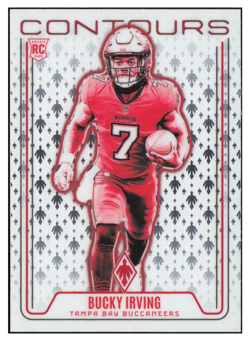 Bucky Irving 2024 Panini Phoenix Contours Football