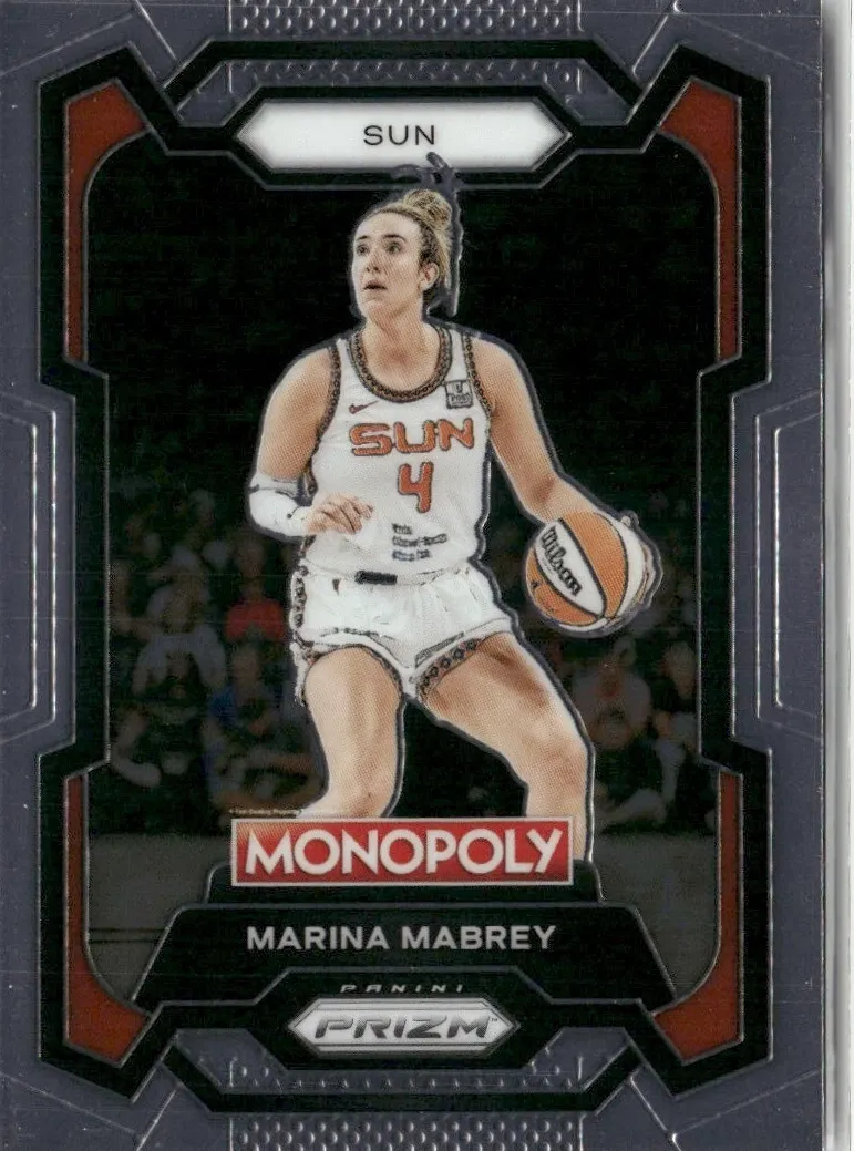 Marina Mabrey 2024 Prizm Monopoly WNBA card