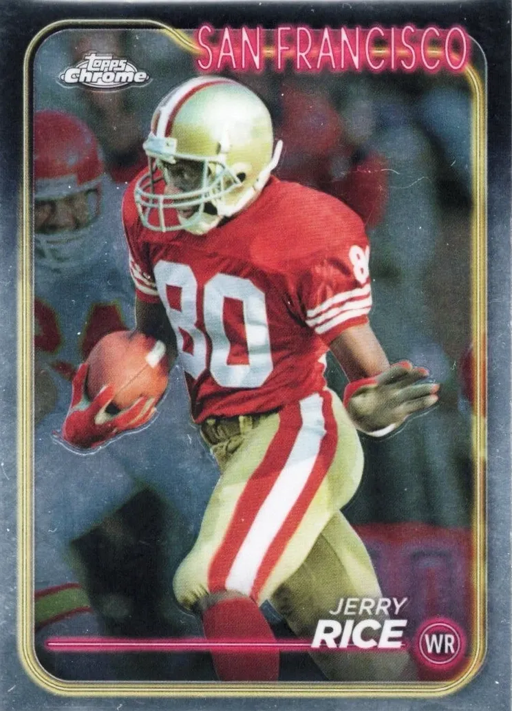 Jerry Rice 2024 Topps Chrome Football card
