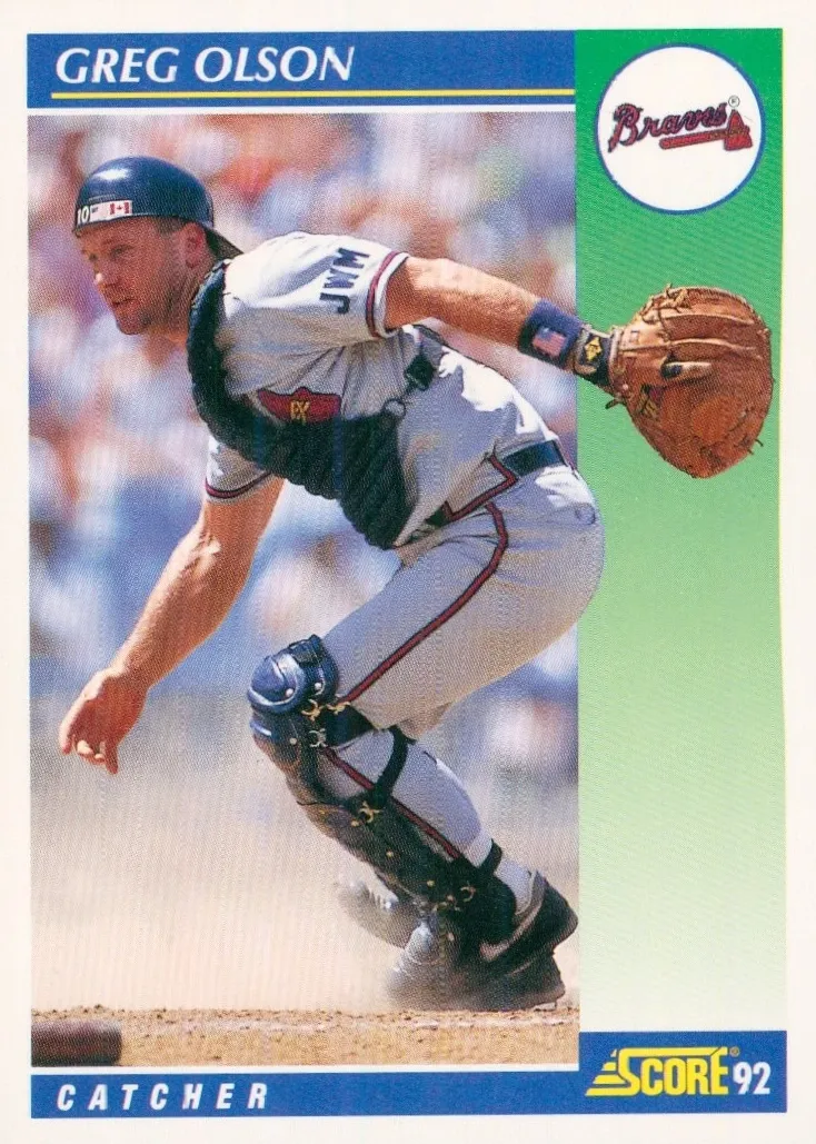 1992 Score Greg Olson #474 card