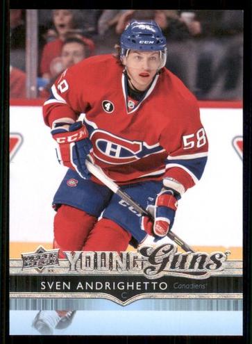 2014 Upper Deck Sven Andrighetto #493 card