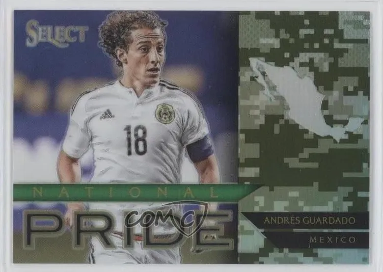 2015 Panini Select Andres Guardado [Camo] #47 card