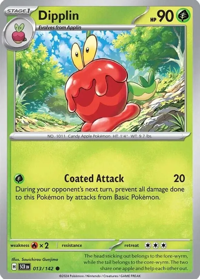 Dipplin 2024 Pokemon Scarlet & Violet Stellar Crown