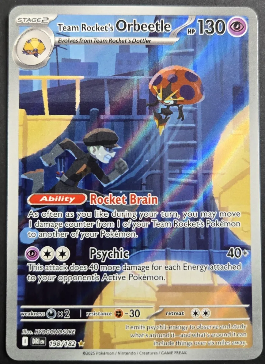 Team Rocket's Orbeetle 2025 Pokemon Scarlet & Violet Destined Rivals