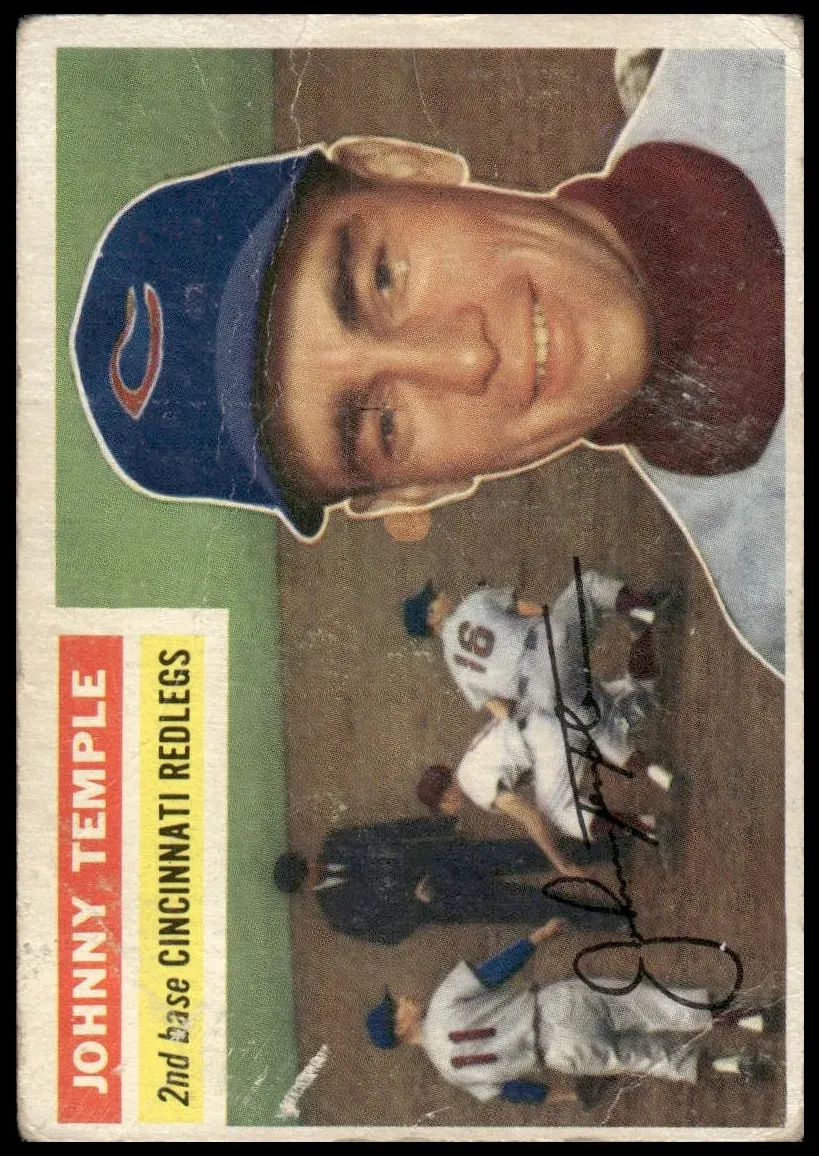 1956 Johnny Temple #212