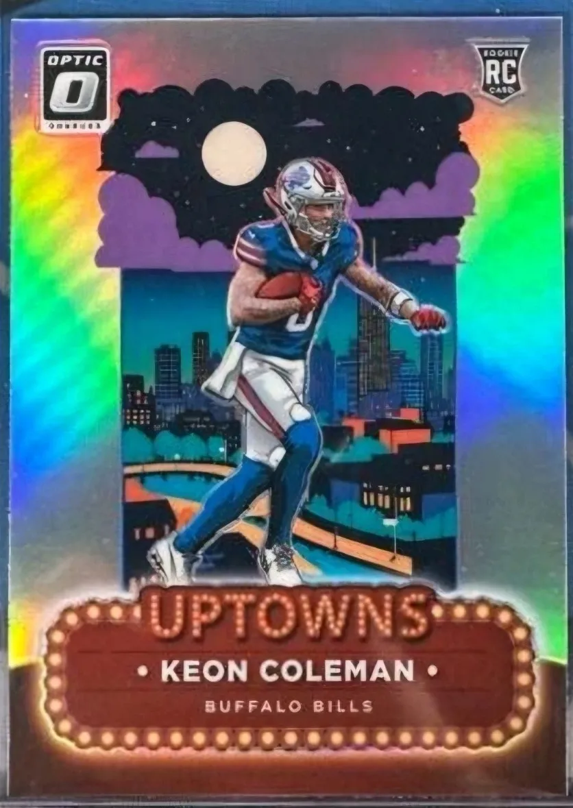Keon Coleman 2024 Donruss Optic Uptowns Football