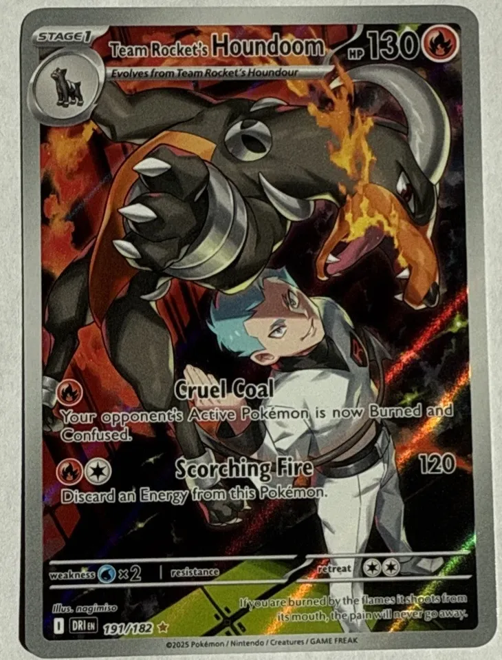 Team Rocket's Houndoom 2025 Pokemon Scarlet & Violet Destined Rivals