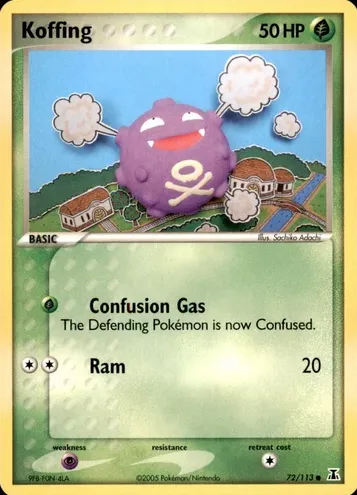 Koffing 2005 Pokemon EX Delta Species