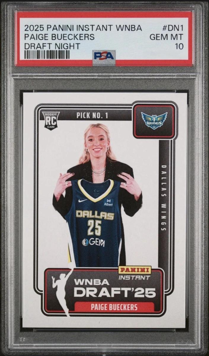 Paige Bueckers - 2025 Panini Instant WNBA Draft Night Basketball