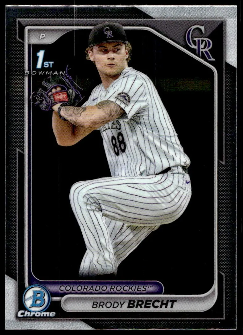 Brody Brecht 2024 Bowman Draft Chrome card