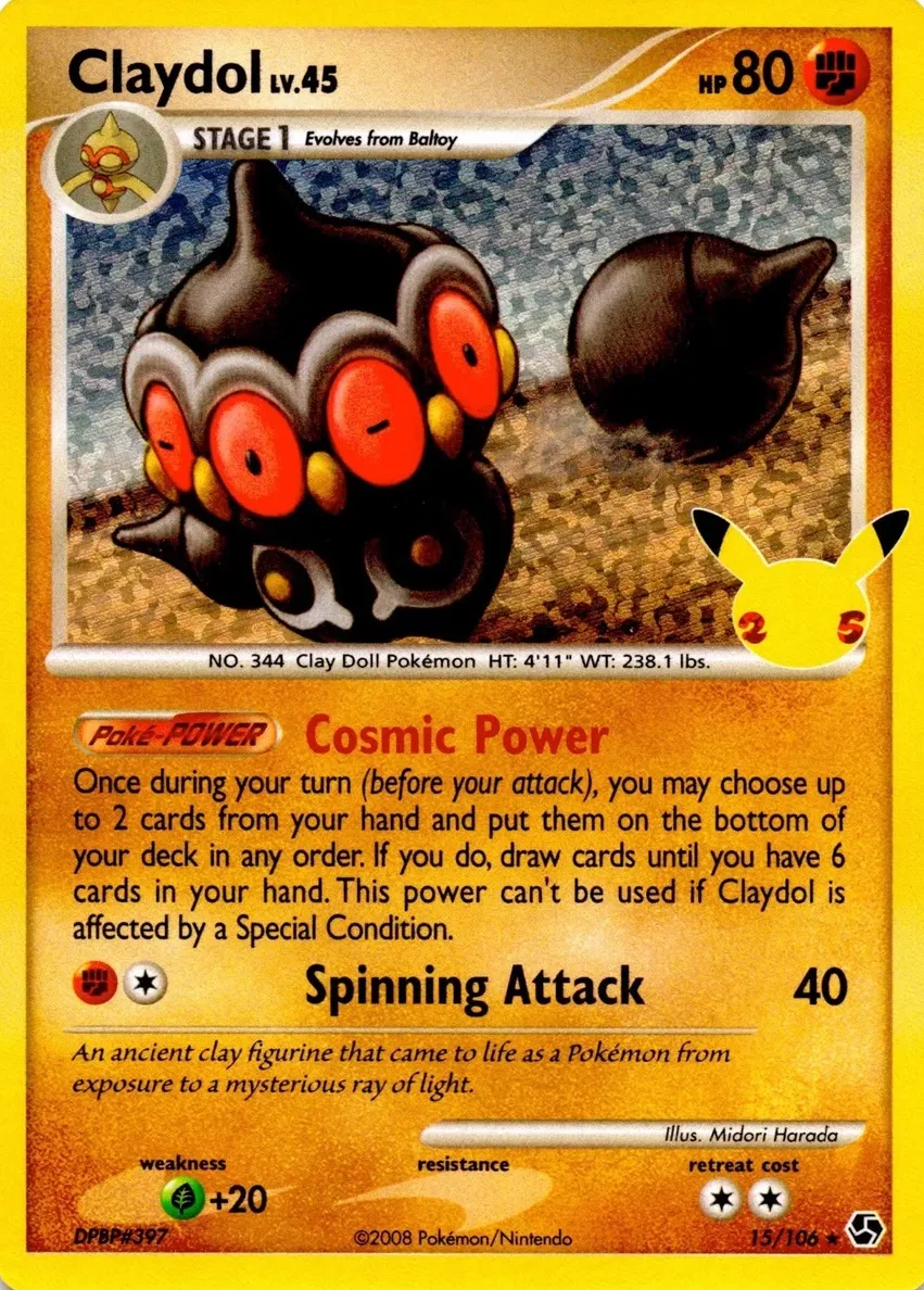 Claydol Holo 2021 Pokemon Celebrations Classic Collection