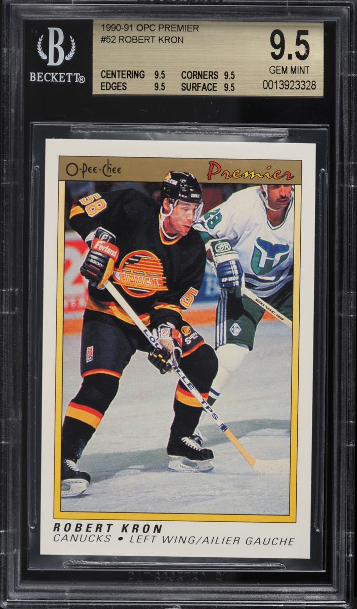 1990 O-Pee-Chee Premier Robert Kron #52 card