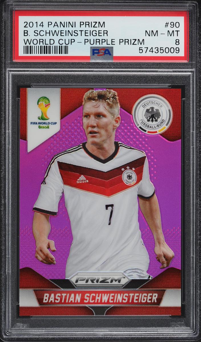 2014 Panini Prizm World Cup Bastian Schweinsteiger [Purple] #90 card
