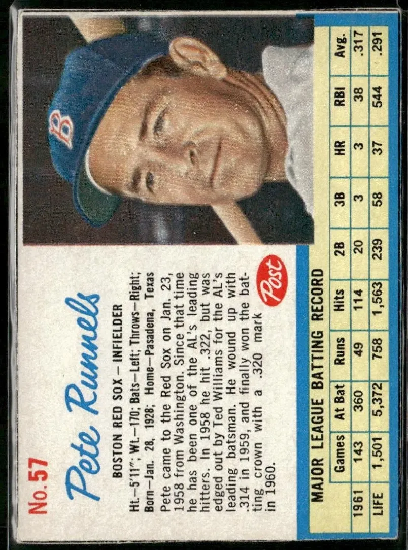 1962 Pete Runnels #57