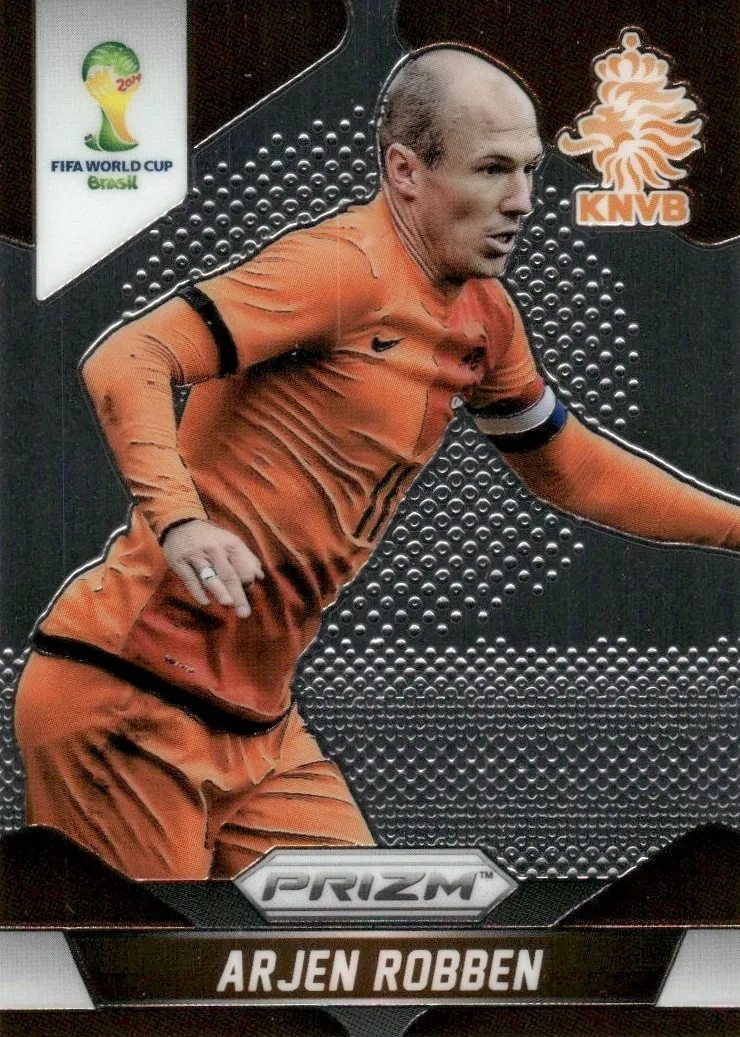 2014 Panini Prizm World Cup Arjen Robben [Blue Pulsar] #29 card