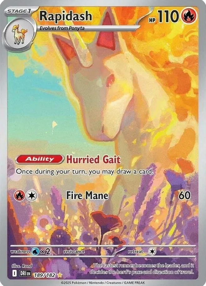 Rapidash 2025 Pokemon Scarlet & Violet Destined Rivals