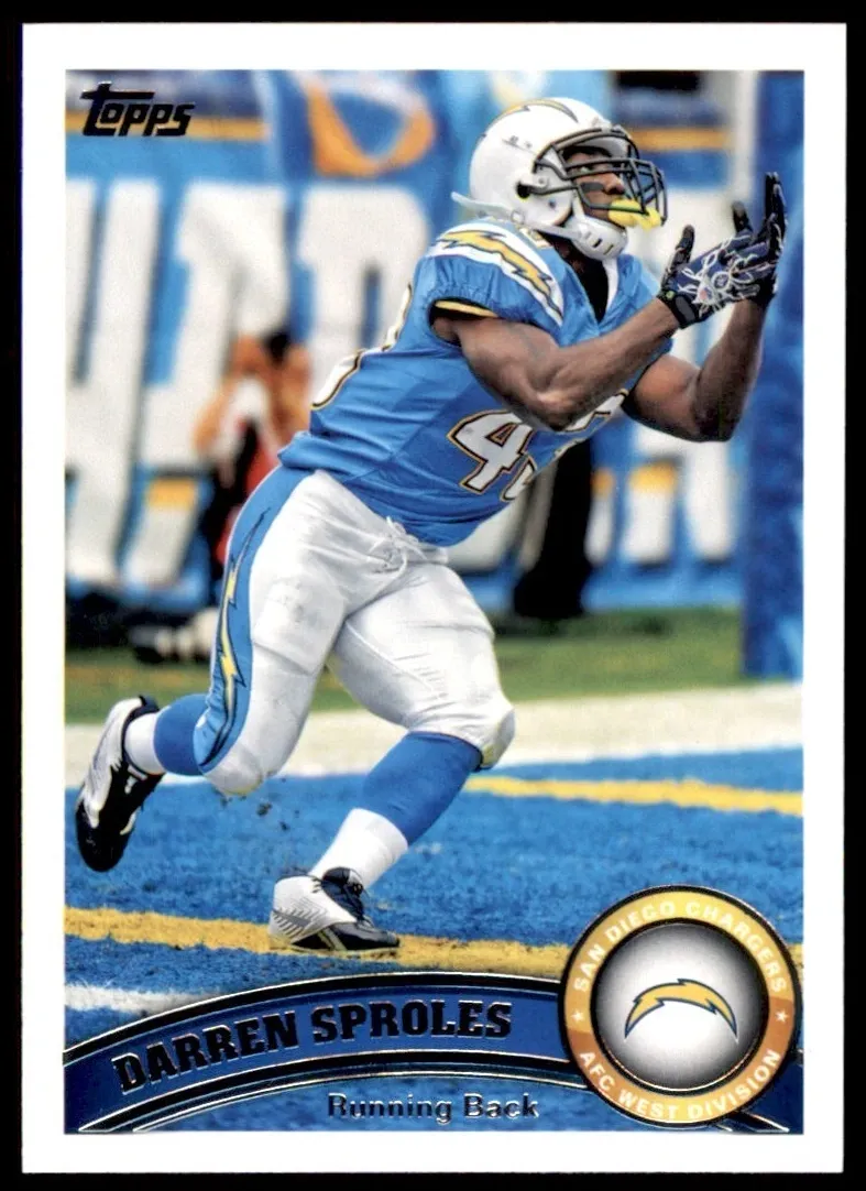 2011 Topps Darren Sproles #114 card