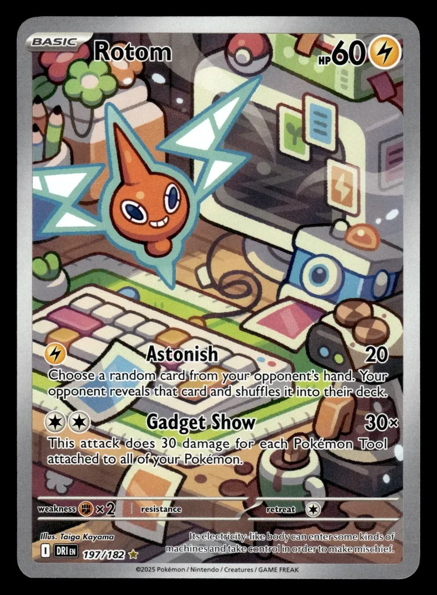 Rotom 2025 Pokemon Scarlet & Violet Destined Rivals