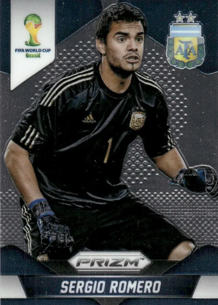 2014 Panini Prizm World Cup Sergio Romero [Green] #4 card