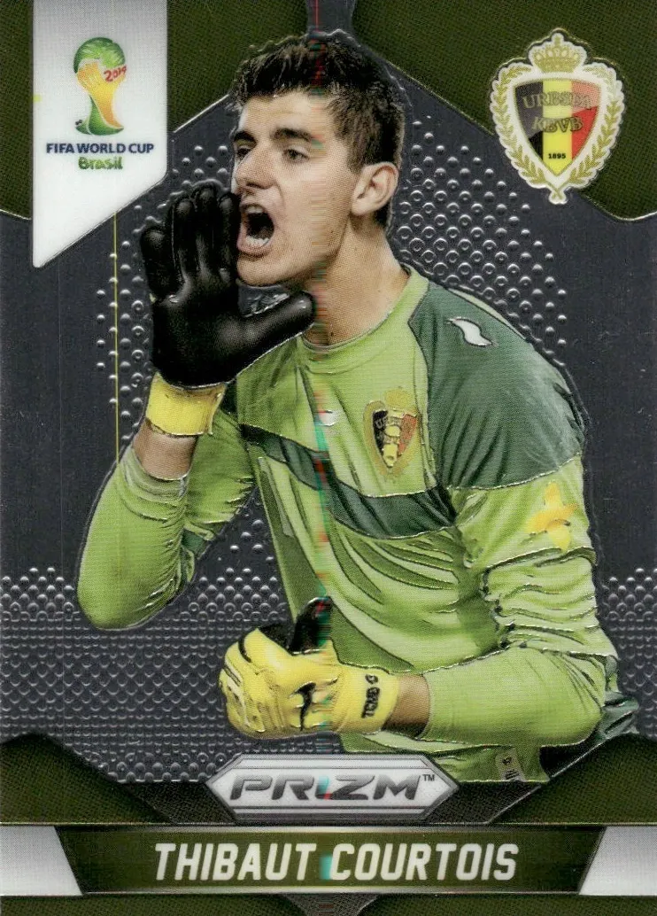 2014 Panini Prizm World Cup Thibaut Courtois [El Samba] #18 card