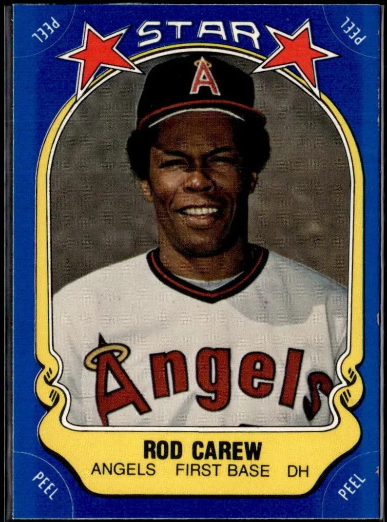 1981 Fleer Star Stickers Rod Carew #40 card