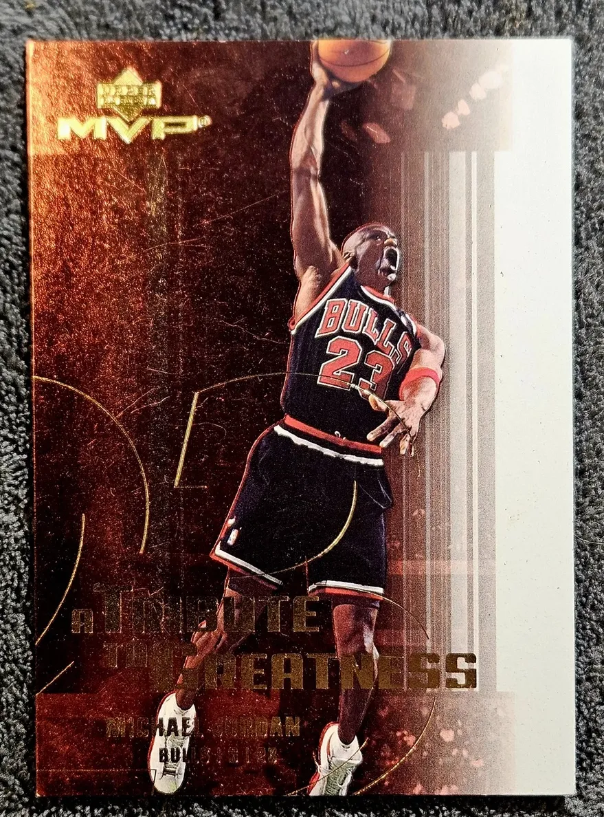 2003 Upper Deck MVP A Tribute to Greatness Michael Jordan #MJ5 card