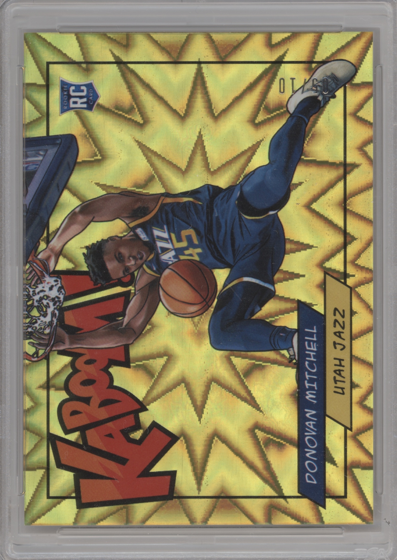 2018 Panini Kaboom Donovan Mitchell [Gold] #K-DM card