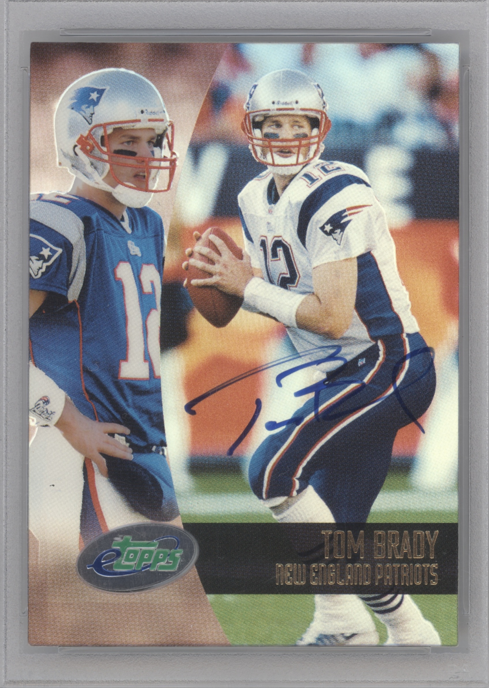 2002 Etopps #1 Tom Brady front