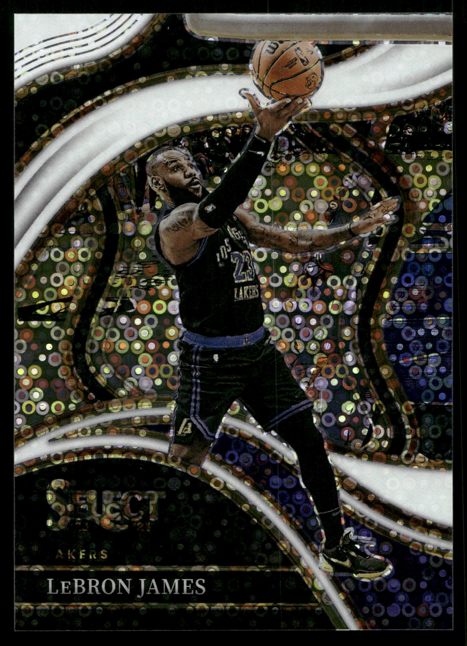 2023 Panini Select White #266 LeBron James front