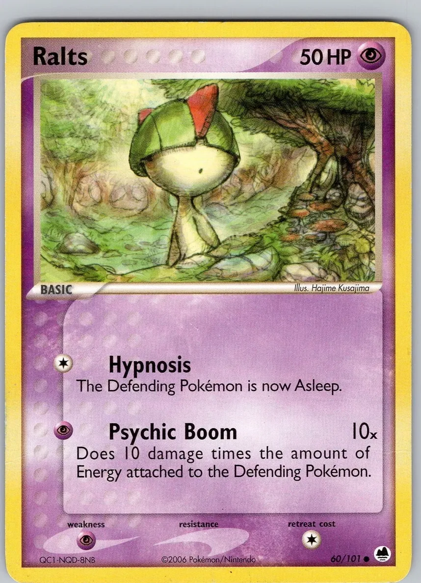 Ralts 2006 Pokemon EX Dragon Frontiers