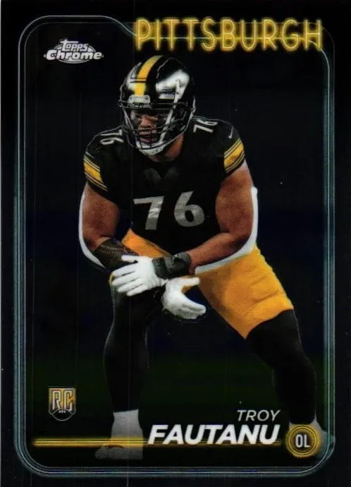 Troy Fautanu 2024 Topps Chrome Football card