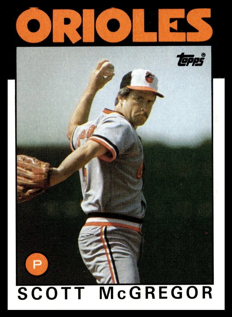 1986 Scott McGregor #110