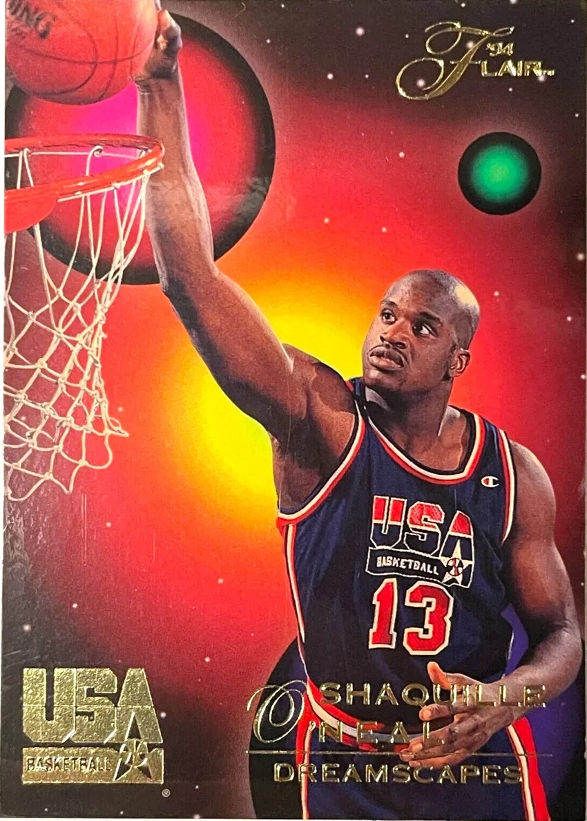 1994 Flair USA Shaquille O'Neal #80 card