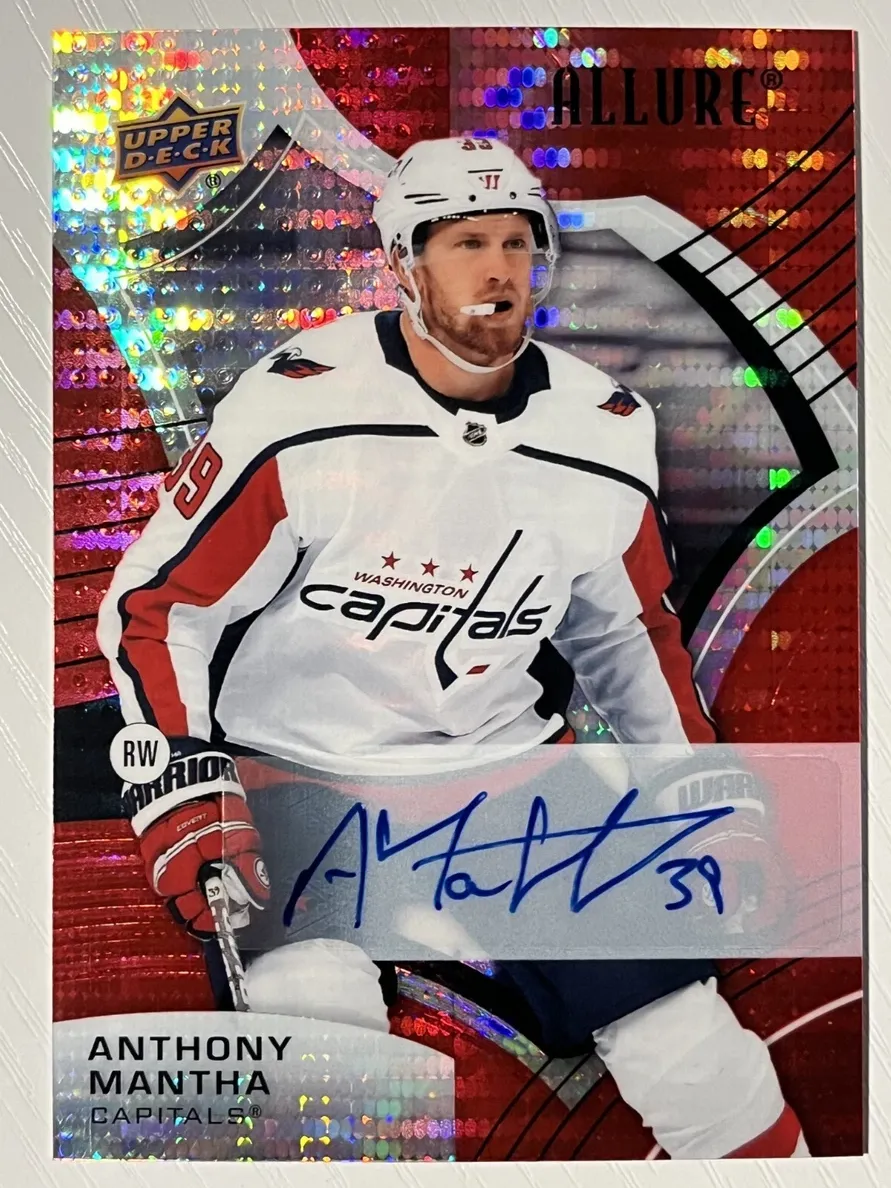 2020 Upper Deck Allure Anthony Mantha #62 card